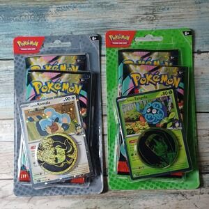 Pokémon TCG Mega Evolution Ascended Heros (1) Larry & (1) Erika Blister Pack